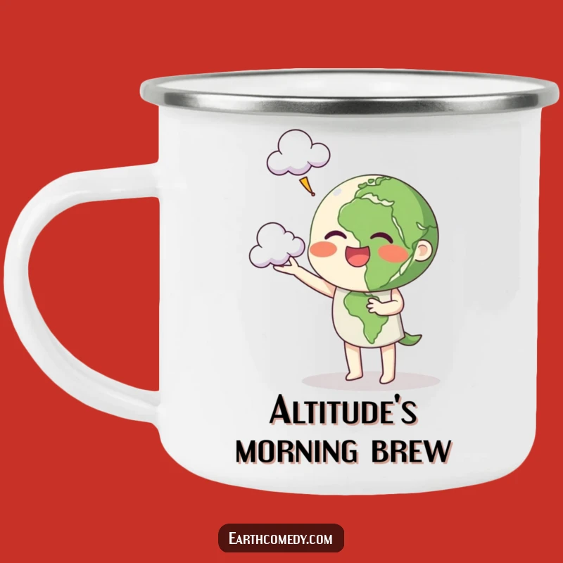Funny Earth Camping Mug: Cloud Juggling, Outdoor Cheer & Fun Gifts!