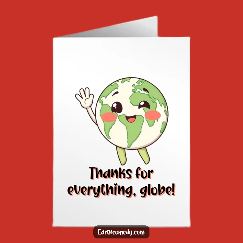 Thank You Earth Card: Free Printable Thanks from Around the Globe!
