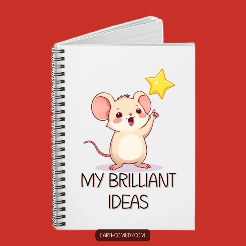 Funny Mouse Star Notebook: Capture Your Goals with This Hilarious Journal